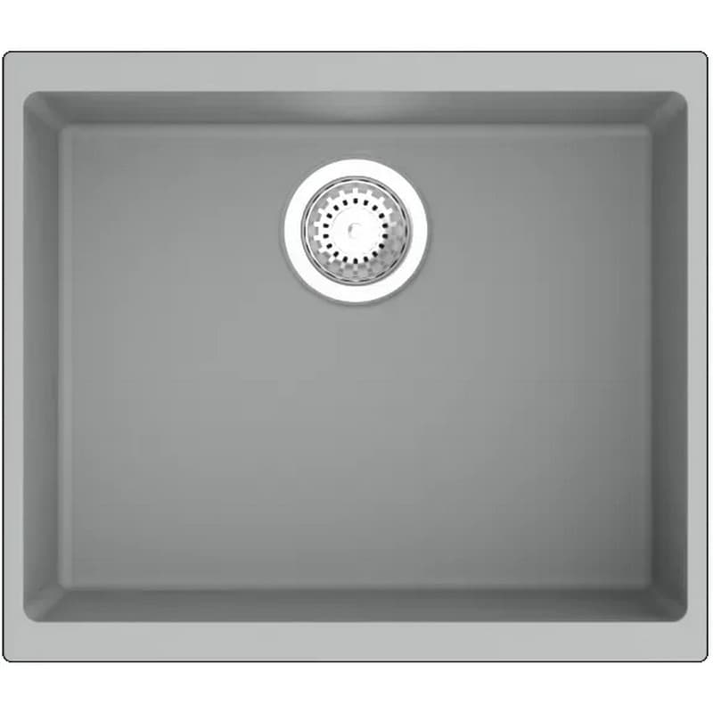 Мийка граніт Navio 53x46 Grey Metallic Fabiano