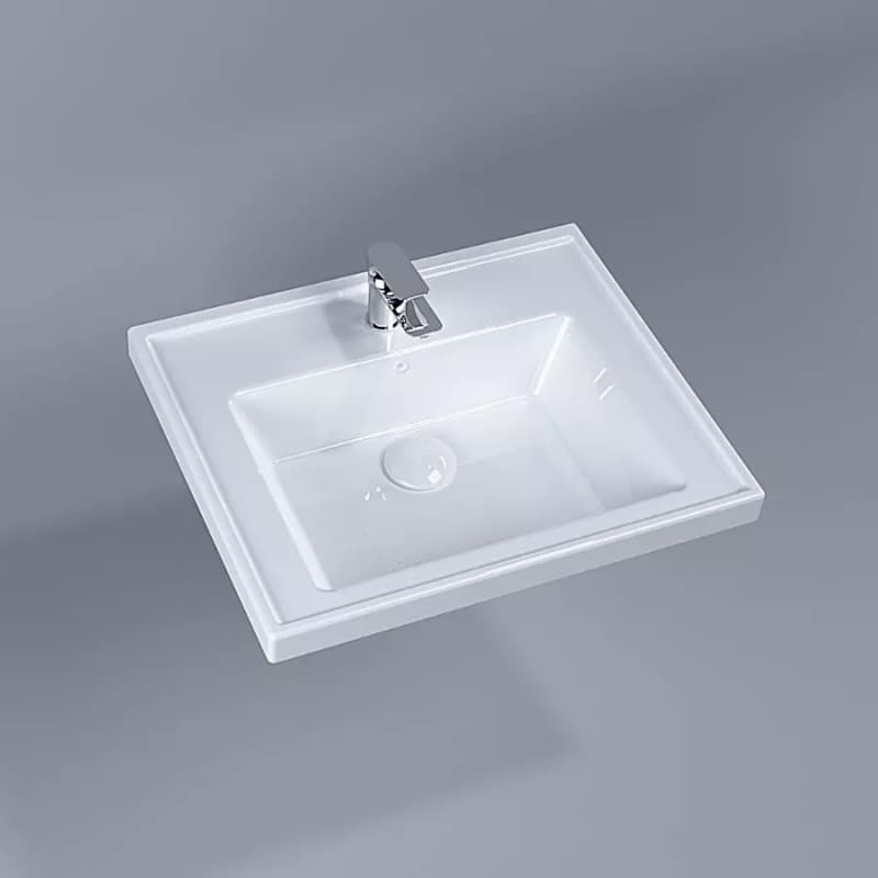 Умывальник накладной New Line 55х45 см, белый Quarter Bath (70LN21055) Умывальник накладной New Line 55х45 см, белый Quarter Bath (70LN21055)