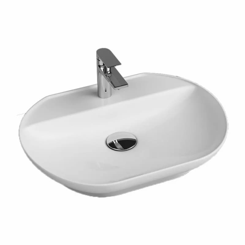 Умывальник на столешницу Smooth Line 42x55 см, белый Quarter Bath (70SM23055)