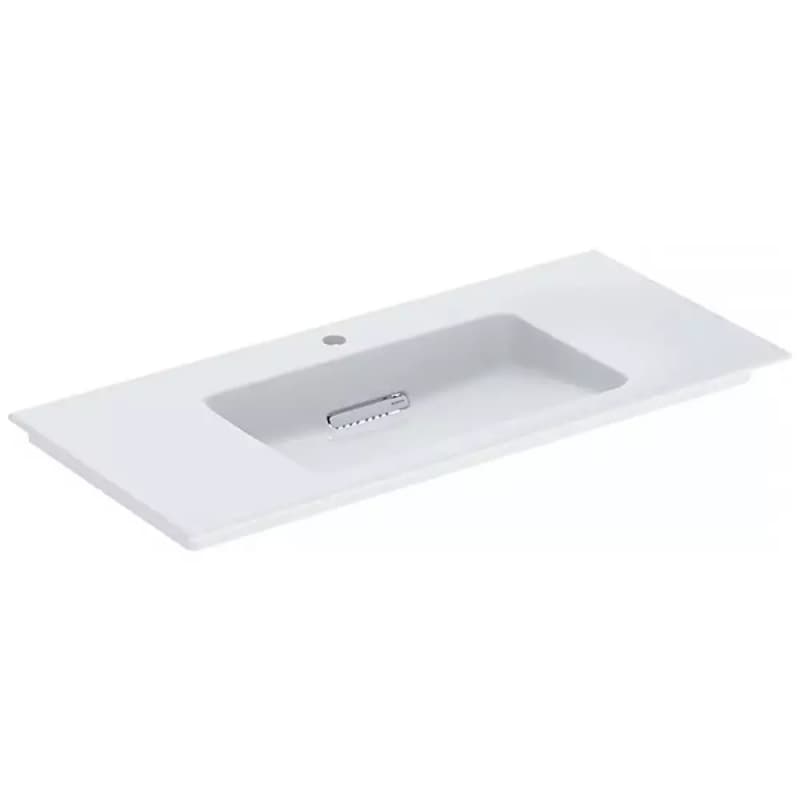 Умывальник Geberit ONE с горизонтальным выпуском, 105х48 см, белый Geberit {505.015.00.1) Умывальник Geberit ONE с горизонтальным выпуском, 105х48 см, белый Geberit {505.015.00.1)