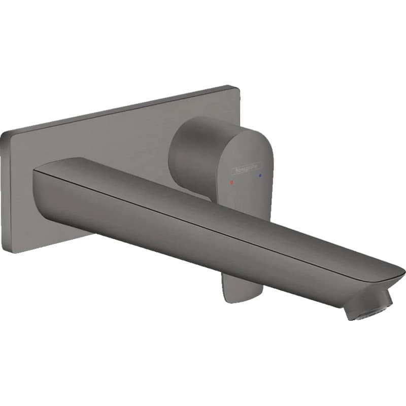 Змішувач для умивальника настінний Talis E 225 мм Brushed Black Chrome Hansgrohe (71734340) Змішувач для умивальника настінний Talis E 225 мм Brushed Black Chrome Hansgrohe (71734340)
