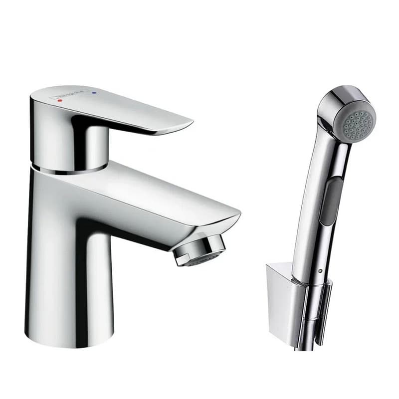 Змішувач для умивальника Talis E 110 з гігієнічної лійкою Chrome Hansgrohe (71729000) Змішувач для умивальника Talis E 110 з гігієнічної лійкою Chrome Hansgrohe (71729000)