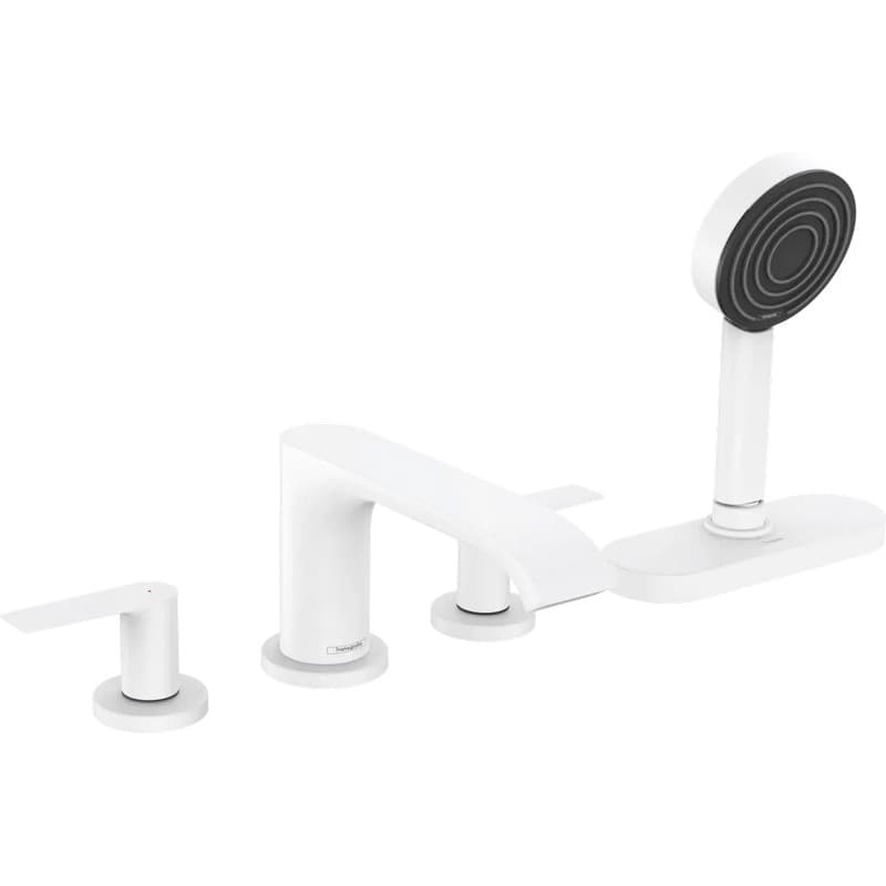 Змішувач врізний на край ванни Vivenis на 4 отвори з sBox Matt White Hansgrohe (75444700) Змішувач врізний на край ванни Vivenis на 4 отвори з sBox Matt White Hansgrohe (75444700)