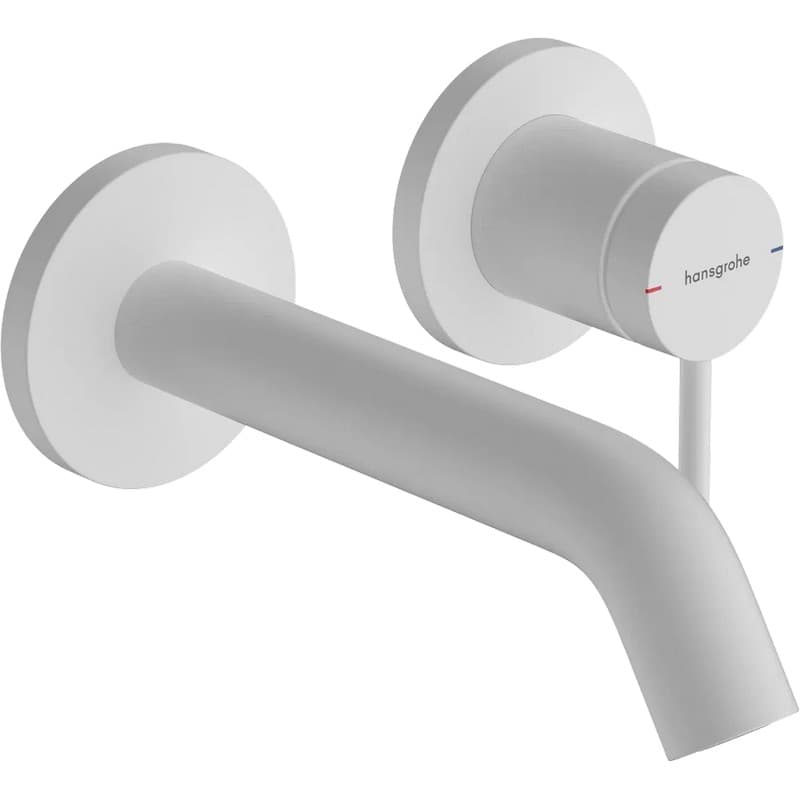 Змішувач Tecturis S 165 для умивальника зі стіни Matt White Hansgrohe (73350700) Змішувач Tecturis S 165 для умивальника зі стіни Matt White Hansgrohe (73350700)