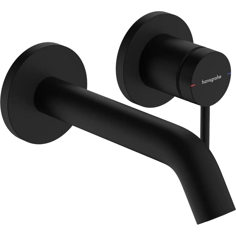 Змішувач Tecturis S 165 для умивальника зі стіни Matt Black Hansgrohe (73350670) Змішувач Tecturis S 165 для умивальника зі стіни Matt Black Hansgrohe (73350670)