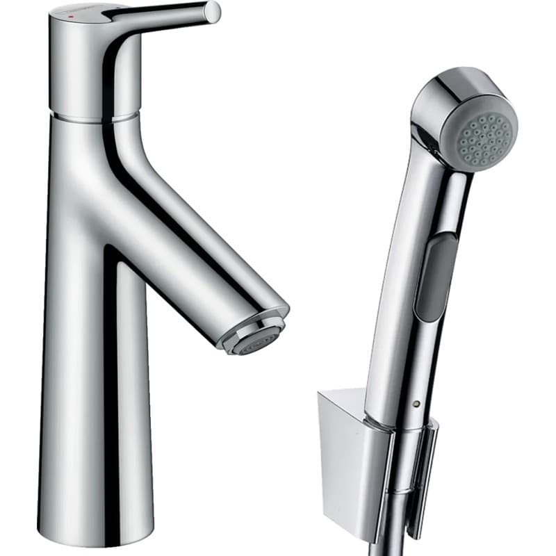 Смеситель для умывальника Talis Select S с клапаном Push-Open с бидеткой Chrome Hansgrohe (72290000) Смеситель для умывальника Talis Select S с клапаном Push-Open с бидеткой Chrome Hansgrohe (72290000)
