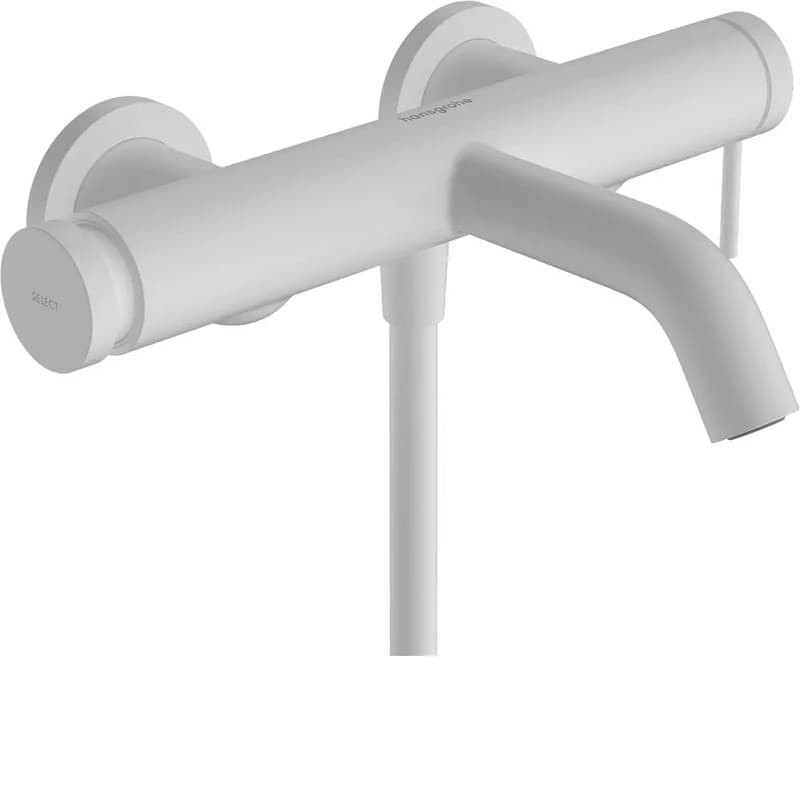 Змішувач Tecturis S для ванни Matt White Hansgrohe (73422700) Змішувач Tecturis S для ванни Matt White Hansgrohe (73422700)