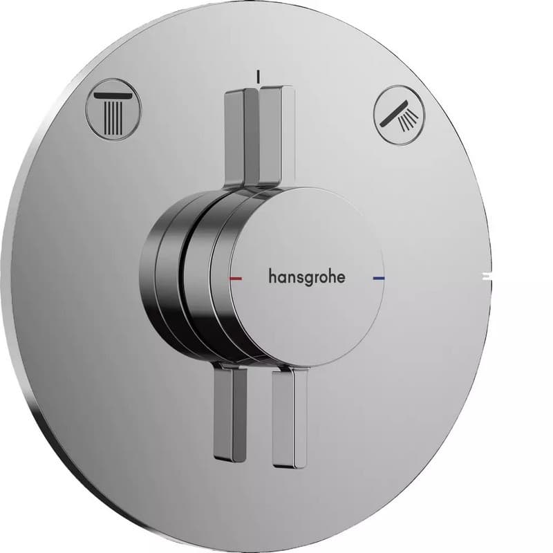 Смеситель скрытого монтажа DuoTurn S на 2 функции Chrome Hansgrohe (75418000) Смеситель скрытого монтажа DuoTurn S на 2 функции Chrome Hansgrohe (75418000)