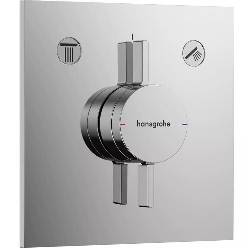 Змішувач прихованого монтажу DuoTurn E на 2 функції Chrome Hansgrohe (75417000) Змішувач прихованого монтажу DuoTurn E на 2 функції Chrome Hansgrohe (75417000)