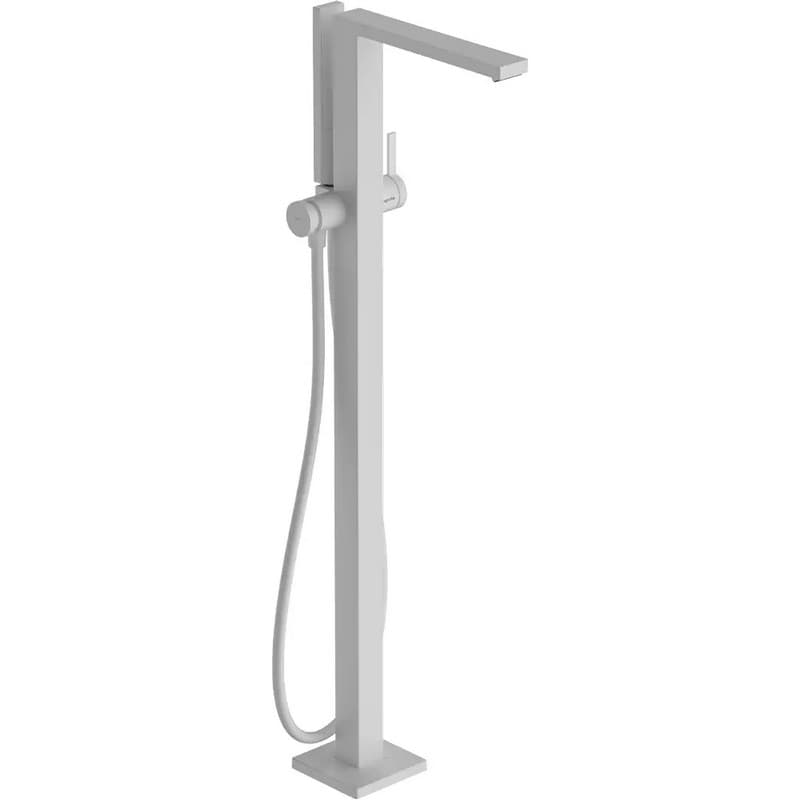 Змішувач для ванни підлоговий Tecturis E Matt White Hansgrohe (73445700) Змішувач для ванни підлоговий Tecturis E Matt White Hansgrohe (73445700)