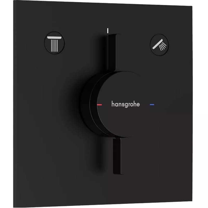 Змішувач прихованого монтажу DuoTurn E на 2 функції Matt Black Hansgrohe (75417670) Змішувач прихованого монтажу DuoTurn E на 2 функції Matt Black Hansgrohe (75417670)