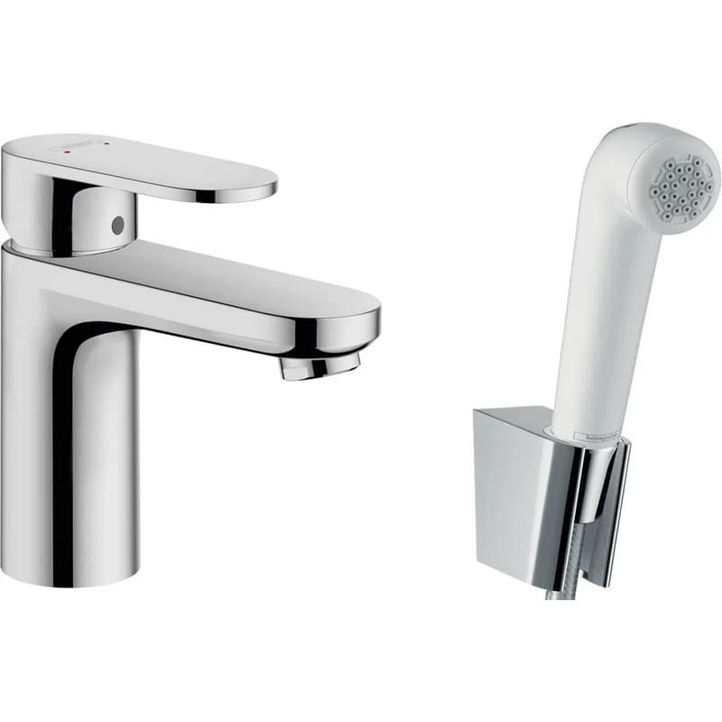 Змішувач для умивальника Vernis Blend 100V з гігієнічної лійкою Chrome Hansgrohe (71215000) Змішувач для умивальника Vernis Blend 100V з гігієнічної лійкою Chrome Hansgrohe (71215000)