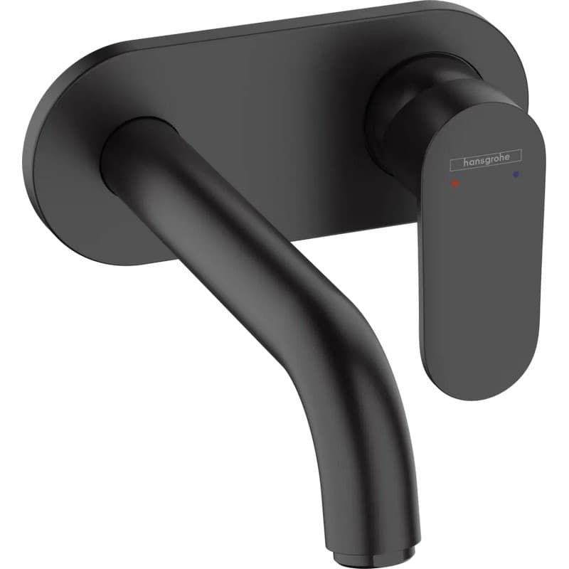 Смеситель для умывальника Vernis Blend из стены 205 мм Matt Black Hansgrohe (71576670) Смеситель для умывальника Vernis Blend из стены 205 мм Matt Black Hansgrohe (71576670)