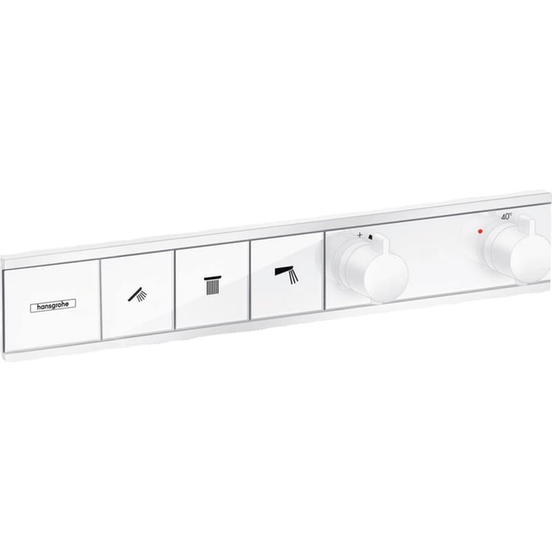 Термостат RainSelect Matt White Hansgrohe (15381700) Термостат RainSelect Matt White Hansgrohe (15381700)