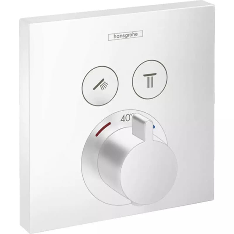Термостат ShowerSelect Matt White Hansgrohe (15763700) Термостат ShowerSelect Matt White Hansgrohe (15763700)
