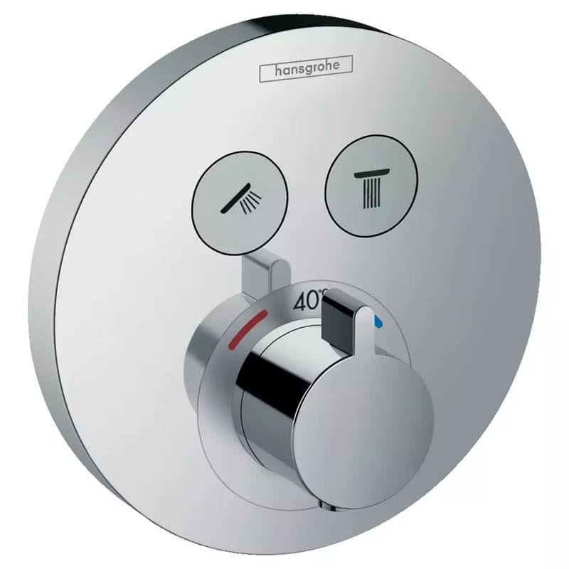 Термостат ShowerSelect Chrome Hansgrohe (15743000) Термостат ShowerSelect Chrome Hansgrohe (15743000)