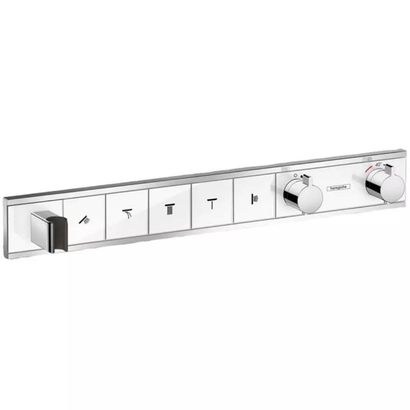 Термостат скрытого монтажа RainSelect на 5 выходов White/Chrome Hansgrohe (15358400) Термостат скрытого монтажа RainSelect на 5 выходов White/Chrome Hansgrohe (15358400)