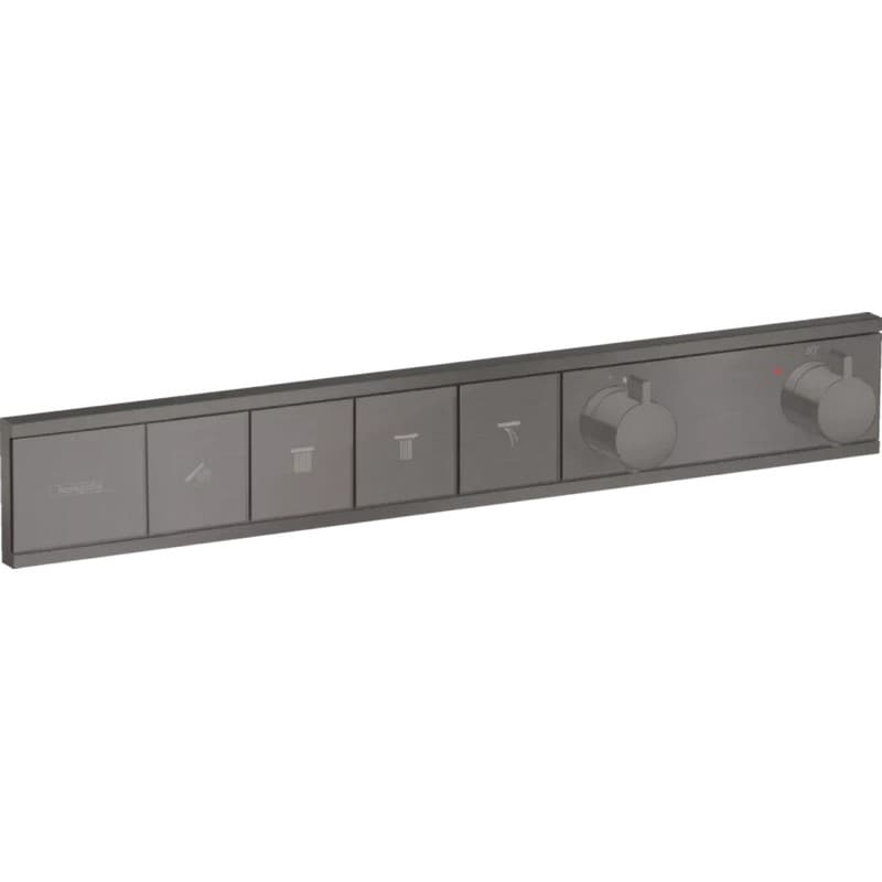 Термостат прихованого монтажу RainSelect на 4 споживача Brushed Black Hansgrohe (15382340) Термостат прихованого монтажу RainSelect на 4 споживача Brushed Black Hansgrohe (15382340)