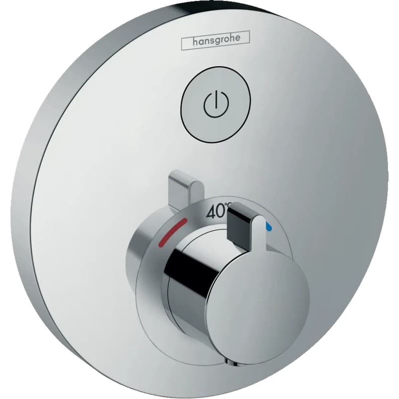 Термостат скрытого монтажа ShowerSelect S, Chrome Hansgrohe (15744000) Термостат скрытого монтажа ShowerSelect S, Chrome Hansgrohe (15744000)