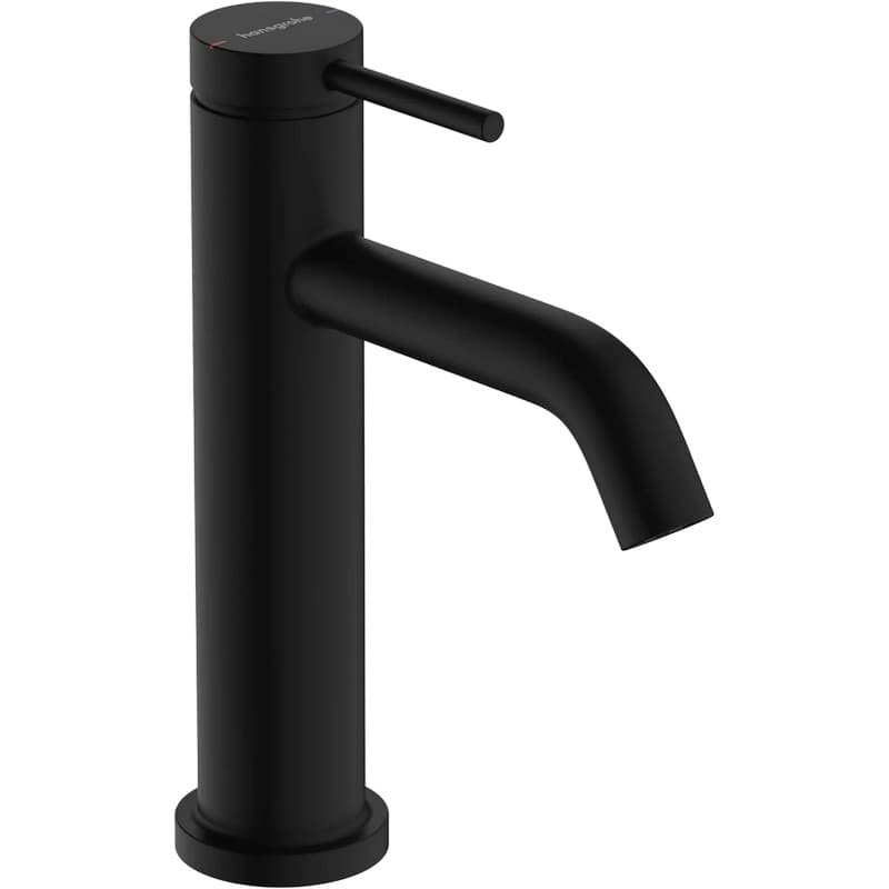 Змішувач для умивальника Tecturis S 110 без донного клапана Matt Black Hansgrohe (73311670)