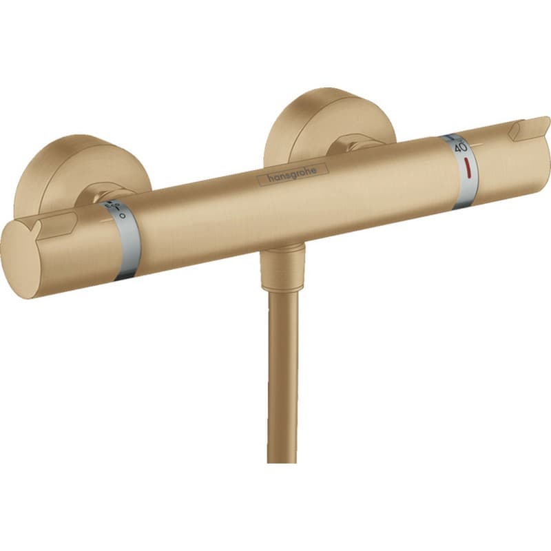 Змішувач із термостатом для душу Ecostat, Brushed Bronze Hansgrohe (13116140) Змішувач із термостатом для душу Ecostat, Brushed Bronze Hansgrohe (13116140)