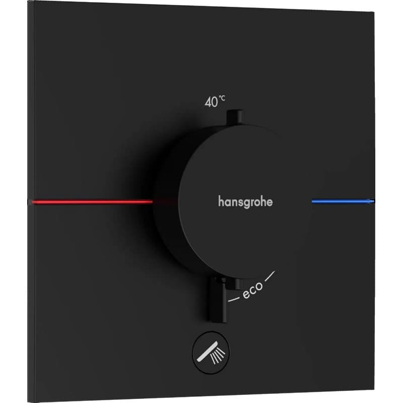 Термостат ShowerSelect Comfort E HighFlow на 1 функцию Matt Black Hansgrohe (15575670) Термостат ShowerSelect Comfort E HighFlow на 1 функцию Matt Black Hansgrohe (15575670)