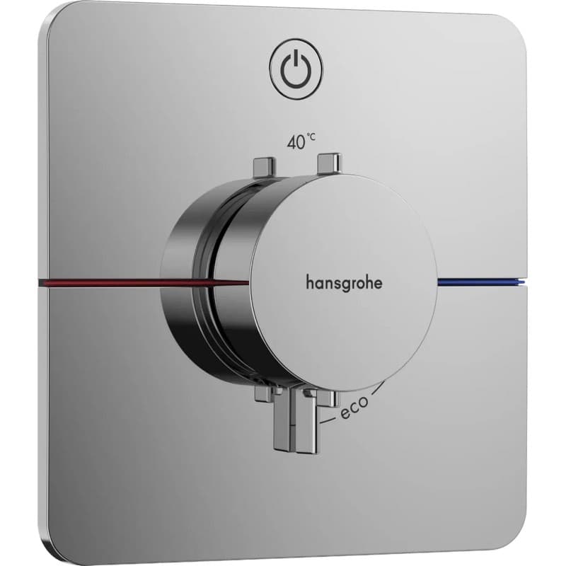 Термостат скрытого монтажа ShowerSelect Comfort Q на 1 функцию Chrome Hansgrohe (15581000) Термостат скрытого монтажа ShowerSelect Comfort Q на 1 функцию Chrome Hansgrohe (15581000)