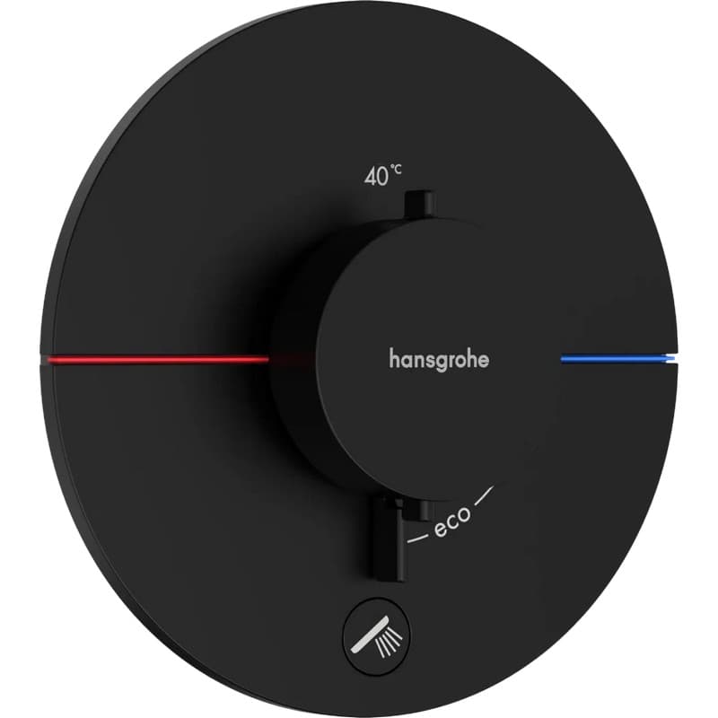 Термостат прихованого монтажу ShowerSelect Comfort S HighFlow на 1 функцію Matt Black Hansgrohe (15562670) Термостат прихованого монтажу ShowerSelect Comfort S HighFlow на 1 функцію Matt Black Hansgrohe (15562670)
