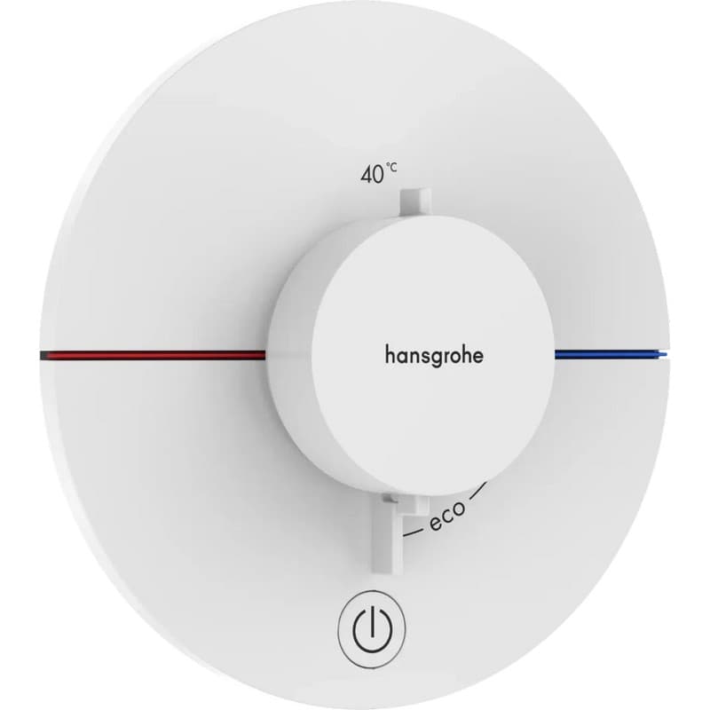 Термостат ShowerSelect Comfort S HighFlow на 1 функцию Matt White Hansgrohe (15562700)