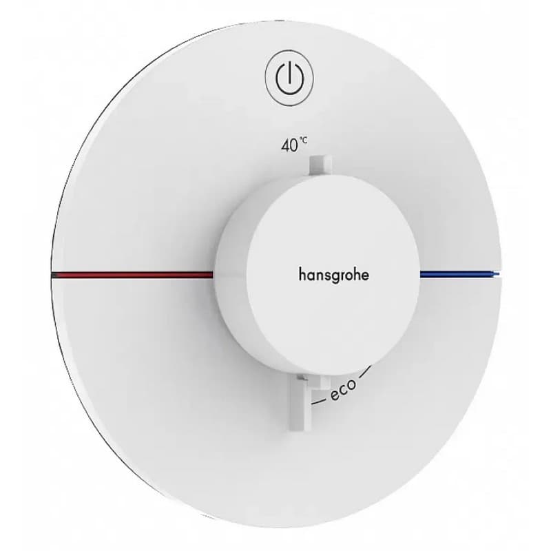Термостат скрытого монтажа ShowerSelect Comfort S на 1 функцию Matt White Hansgrohe (15553700) Термостат скрытого монтажа ShowerSelect Comfort S на 1 функцию Matt White Hansgrohe (15553700)