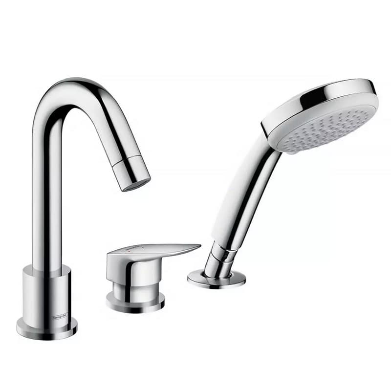 Смеситель для ванны Logis на 3 отверстия Chrome Hansgrohe (71313000) Смеситель для ванны Logis на 3 отверстия Chrome Hansgrohe (71313000)
