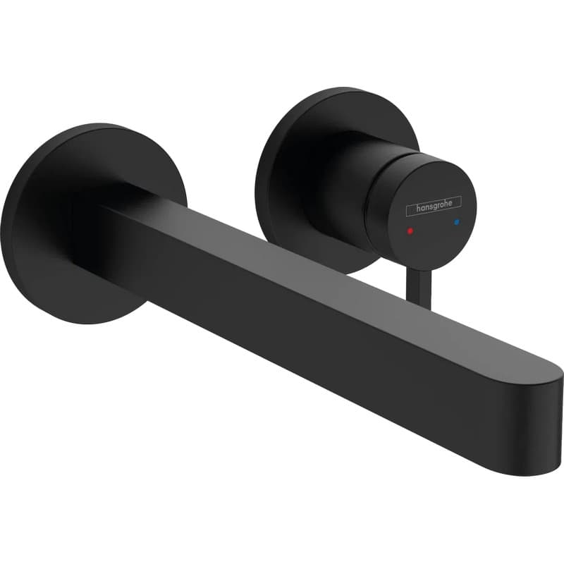 Смеситель для умывальника Finoris 225 из стены Matt Black Hansgrohe (76050670) Смеситель для умывальника Finoris 225 из стены Matt Black Hansgrohe (76050670)