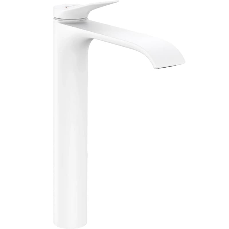 Змішувач для умивальника Vivenis 250 з донним клапаном pop-up, Matt White Hansgrohe (75040700)