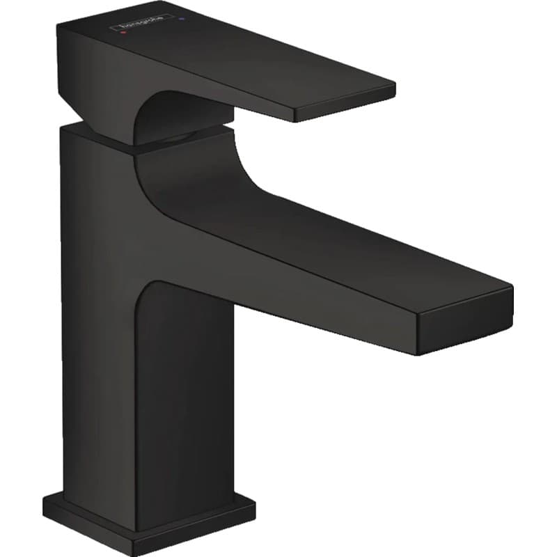 Змішувач для умивальника Metropol 100 із донним клапаном push-open, Matt Black Hansgrohe (32500670) Змішувач для умивальника Metropol 100 із донним клапаном push-open, Matt Black Hansgrohe (32500670)