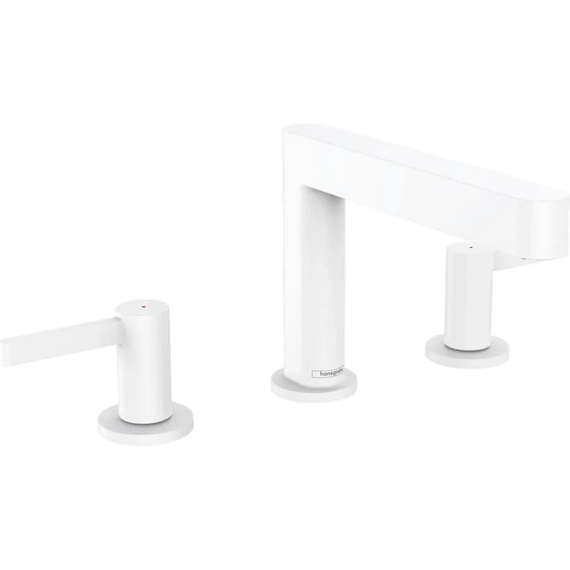 Змішувач Finoris 110 на 3 отвори з донним клапаном Push-Open, Matt White Hansgrohe (76033700) Змішувач Finoris 110 на 3 отвори з донним клапаном Push-Open, Matt White Hansgrohe (76033700)