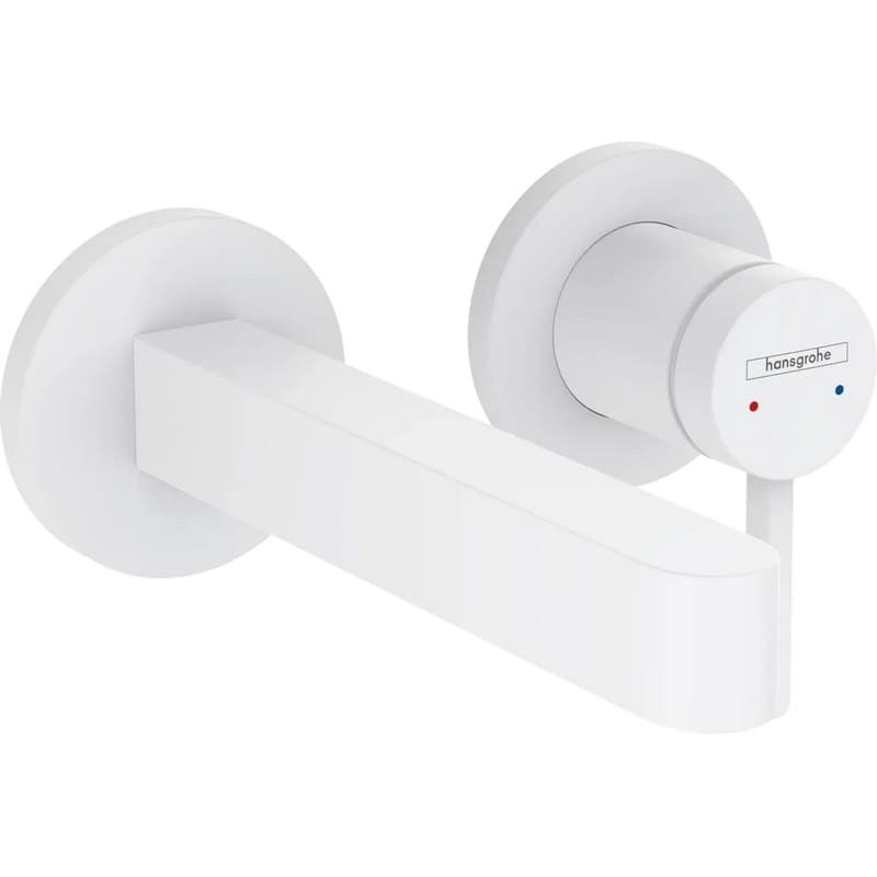 Смеситель для настенный умывальника Finoris, Matt White Hansgrohe (76051700) Смеситель для настенный умывальника Finoris, Matt White Hansgrohe (76051700)