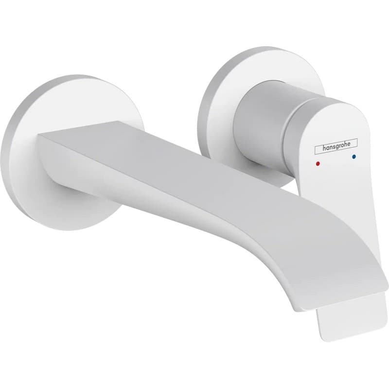 Змішувач для умивальника Vivenis 195 зі стіни, Matt White Hansgrohe (75050700) Змішувач для умивальника Vivenis 195 зі стіни, Matt White Hansgrohe (75050700)