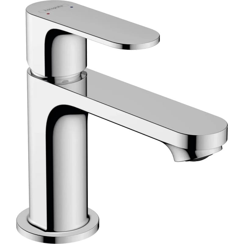 Змішувач для умивальника Rebris S 80 Coolstart з металевим д/к, Chrome Hansgrohe (72510000)