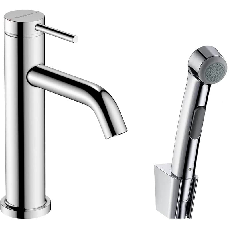 Змішувач Tecturis S 110 для умивальника з гігієнічною лійкою, Chrome Hansgrohe (73211000) Змішувач Tecturis S 110 для умивальника з гігієнічною лійкою, Chrome Hansgrohe (73211000)