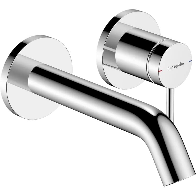 Змішувач Tecturis S 165 для умивальника зі стіни Chrome Hansgrohe (73350000)