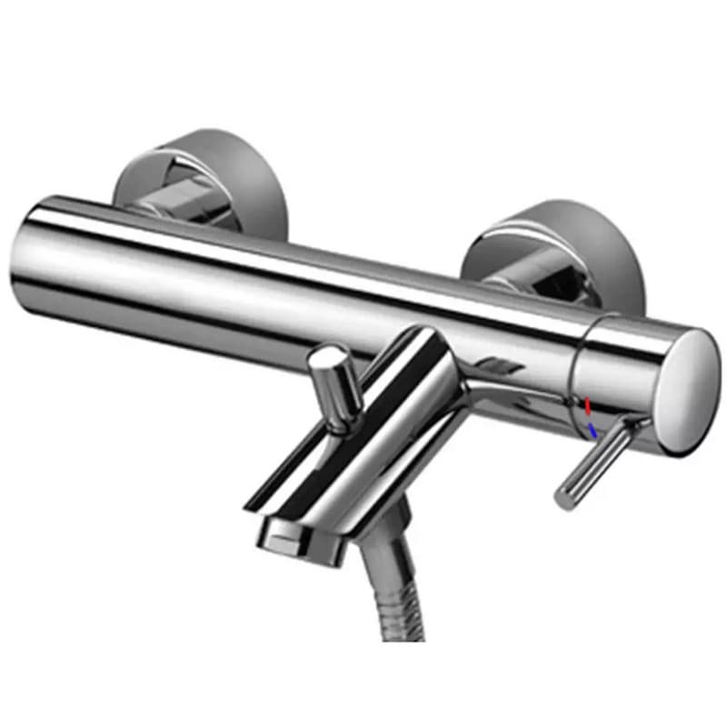 Смеситель для ванны Light с переключателем в комплекте, хром (LIG023CR) Paffoni Смеситель для ванны Light с переключателем в комплекте, хром (LIG023CR) Paffoni