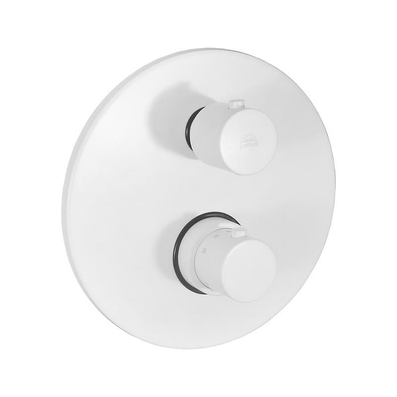Термостатический смеситель для душа Light на 2 позиции, Bianco Opaco (LIQ018BO) Paffoni Термостатический смеситель для душа Light на 2 позиции, Bianco Opaco (LIQ018BO) Paffoni