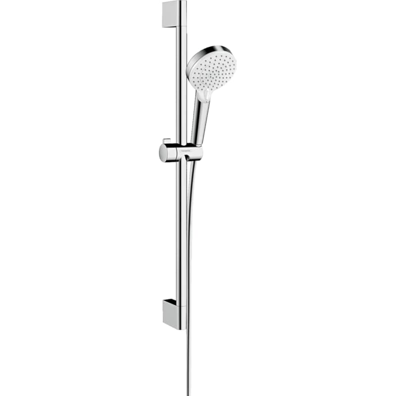 Душовий набір Showerpipe Crometta 100 Vario Green 6 л/хв  White/Chrome Hansgrohe (26555400)
