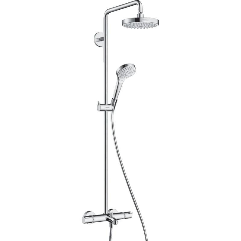 Душова система Croma Select S Showerpipe 180 2jet з термостатом White/Chrome Hansgrohe (27351400) Душова система Croma Select S Showerpipe 180 2jet з термостатом White/Chrome Hansgrohe (27351400)