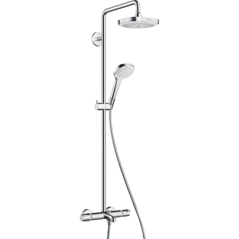 Душова система Croma Select E Showerpipe 180 2jet з термостатом Chrome/White Hansgrohe (27352400) Душова система Croma Select E Showerpipe 180 2jet з термостатом Chrome/White Hansgrohe (27352400)