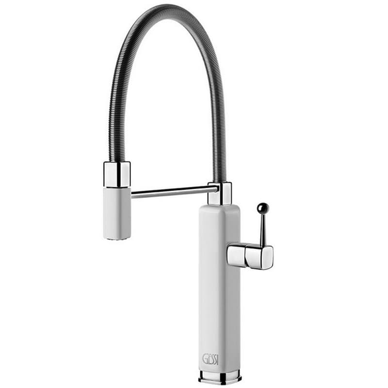 Смеситель для кухни Happy, Glossy White Gessi (60061102) Смеситель для кухни Happy, Glossy White Gessi (60061102)