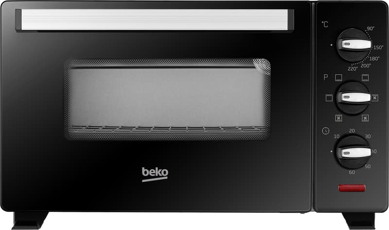 Печь электрическая BMOF19B ,19л, 1400Вт, механич., конвенция, черная Beko