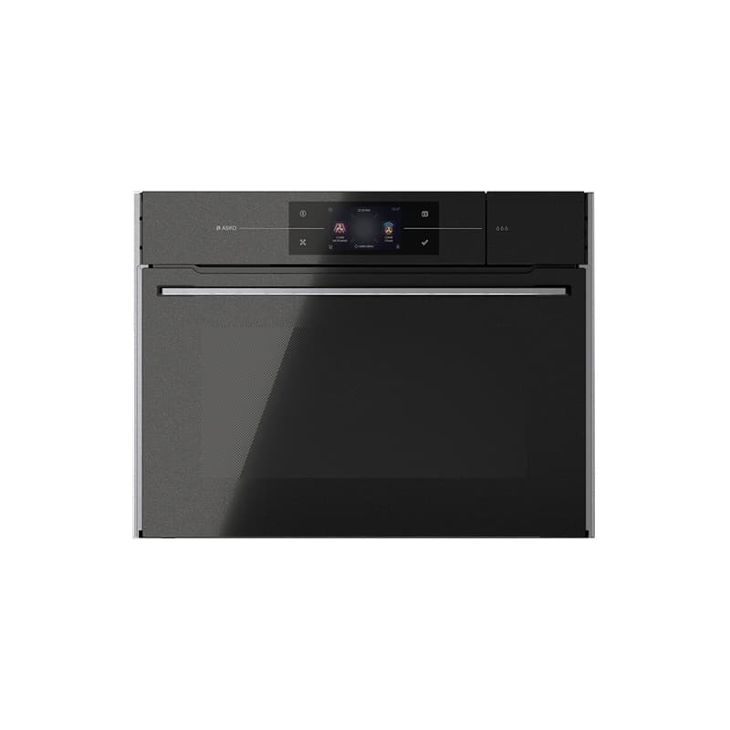 Компактна духова шафа з НВЧ та з функцією приготування парою OCSM8478G чорна Asko