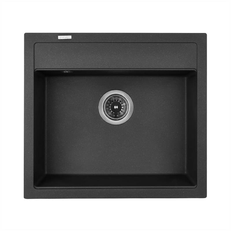Мойка LERIDA black shine (560*510mm.) гранит GRANADO