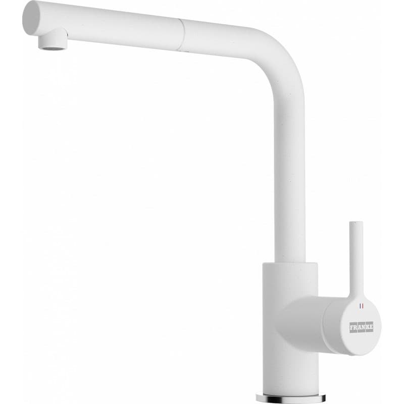 Змішувач Lina L Shape Pull Out змішувач з витяжним виливом,білий Franke (115.0728.485)
